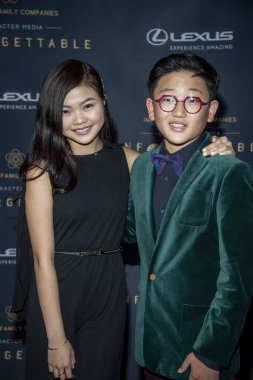 Miya Cech, Emerson Min 14 Aralık 2019 'da Beverly Hilton, Beverly Hills' deki 18. Unutulmaz Gala 'ya katıldı.