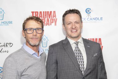 Brian Krause, Tom Malloy 1 Ekim 2019 'da Harmony Gold Theater, Los Angeles' taki 