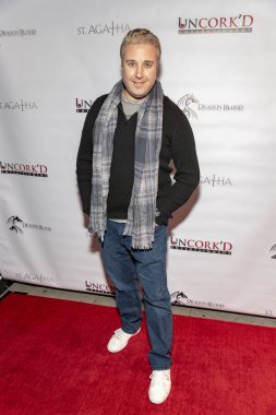 Hans Hernke, 6 Şubat 2019 'da Beverly Hills, CA' daki Güzel Sanatlar Tiyatrosu 'nda Uncork' d Entertainment 'in St Agatha Premiere konserine katılır.