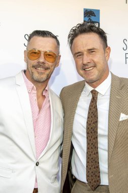 Massi Furlan, David Arquette 10 Haziran 2019 tarihinde Los Angeles 'taki Landmark Regent Theatre' da düzenlenen 