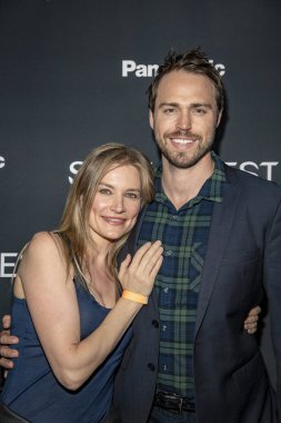 Kym Jackson ve Andrew Steel 19. Yıllık Korku Film Festivali - Screamfest Açılış Gecesi Yemeği, Beyin, Love Los Angeles Premiere TLC Çin Tiyatrosu, Hollywood, CA 'da 8 Ekim 2019  