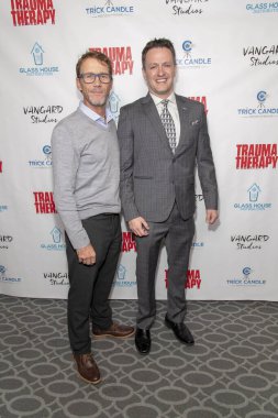 Brian Krause, Tom Malloy 1 Ekim 2019 'da Harmony Gold Theater, Los Angeles' taki 