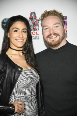 Noelle Giorgi, Evan Sloan 30 Ocak 2020 'de TCL Çin Tiyatrosu' ndaki 