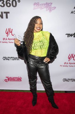 Angel Johnson 14 Kasım 2019 'da Los Angeles, Hollywood, CA' da 360 Müzik Etkinliği 'ne katıldı. 