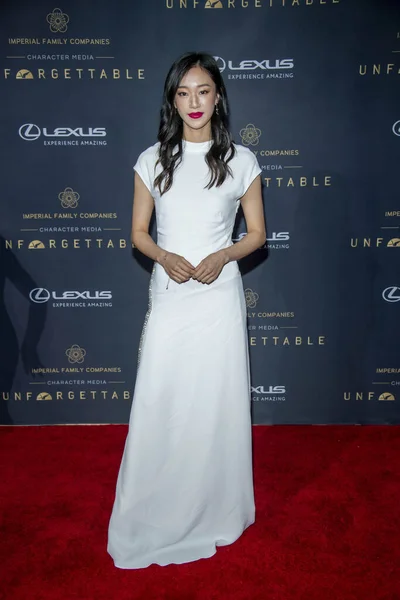 Tiffany Chan Asiste 18ª Gala Anual Inolvidable Beverly Hilton Beverly — Foto de Stock