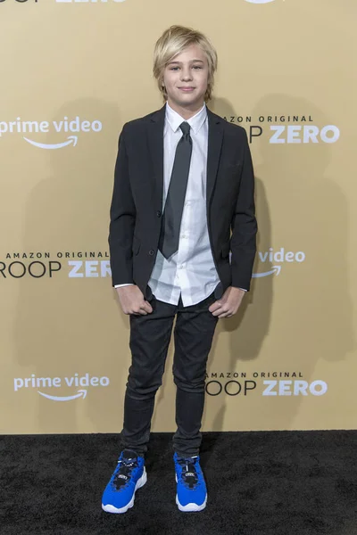 Londra Cheshire Frequenta Amazon Troop Zero Los Angeles Premiere Pacific — Foto Stock