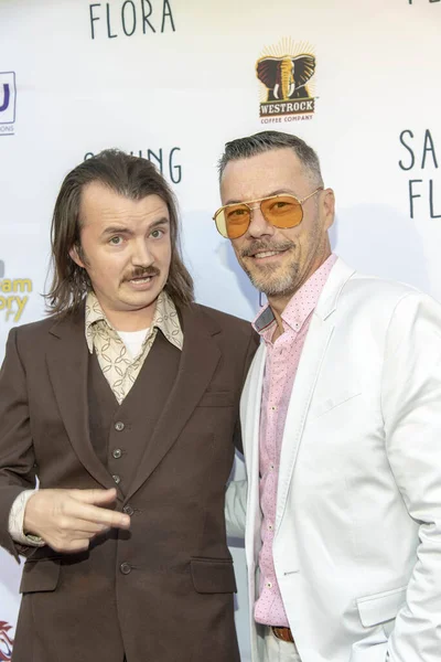 Galen Howard Massi Furlan Στο Saving Flora Los Angeles Premiere — Φωτογραφία Αρχείου