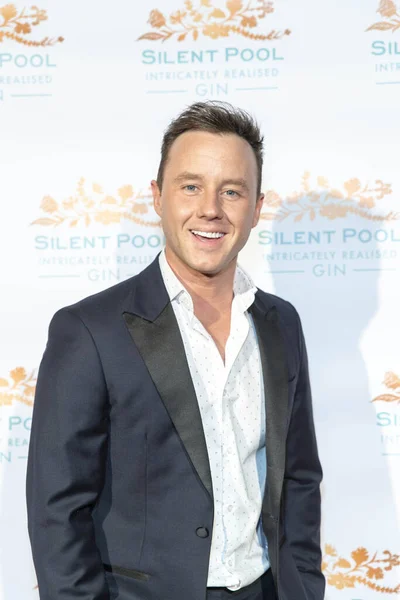 Matthew Postlethwaite Deltar Silent Pool Gin Officiella Lanseringsparty Tom Bar — Stockfoto