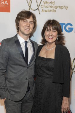 Beverly Hills, California - 11 Kasım 2019: Cheryl Baxter Şaban Tiyatrosu 'nda 9. Yıllık Dünya Koreografi Ödülleri' ne (Wca) katıldı.