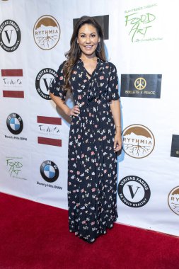 Kimi Evans, 15 Eylül 2018 'de Waldorf Astoria Beverly Hills, Kaliforniya' da düzenlenen 2018 yıllık Emmy Ödülleri onuruna Özel Hediye Salonu 'na katıldı.