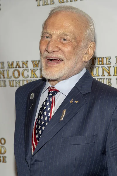 Buzz Aldrin Deltar Man Who Unlocked Universe Usa Premiär London — Stockfoto