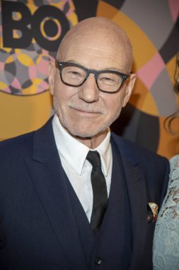 Patrick Stewart, HBO 'nun 2020 Yıllık Altın Küre Ödülleri 5 Ocak 2020' de Beverly Hilton, Beverly Hills, CA 'daki 55.