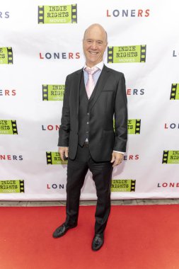 Michael Monks, 30 Mayıs 2019 'da Laemmle, Beverly Hills, CA' nın Ahrya Güzel Sanatlar galasına katılıyor.