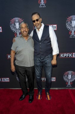 Christian ve Stanley Clarke 7 Eylül 2019 'da Skirball Kültür Merkezi, Los Angeles' ta 60 Yılı Kutlayan KPFK 90.7FM Yardım Galasına katıldılar.