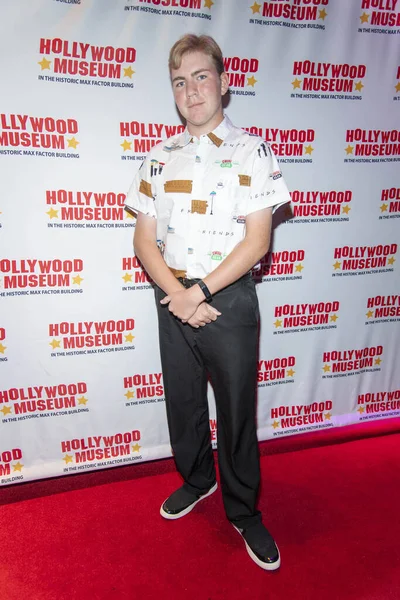 Connor Dean Attends Hollywood Museum Lobby Tribute Series Honors Leading — Stock Photo, Image