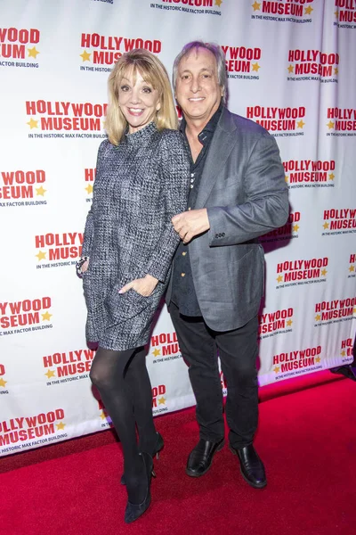 Teresa Ganzel Billy Van Zandt Asisten Hollywood Museum Lobby Tribute — Foto de Stock