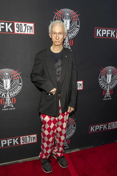 Robby Krieger Bezoekt Kpfk 7Fm Benefit Gala Viert Jaar Lucht — Stockfoto