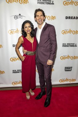 Lovlee Carroll ve Matt O 'Neill 17 Eylül 2019' da TCL Çin Tiyatrosu 'ndaki 