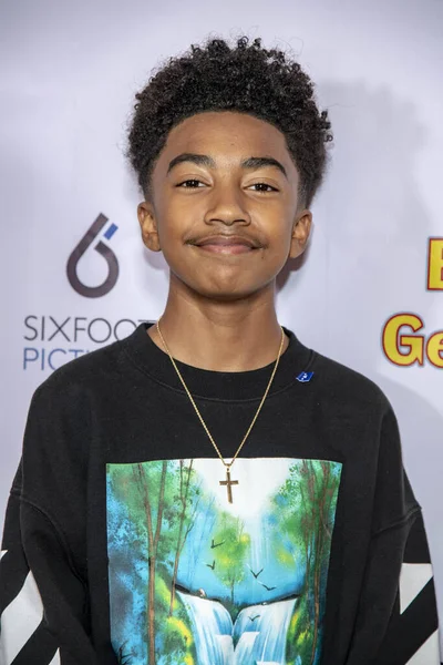 迈尔斯 布朗参加了2019年9月6日在加州好莱坞竞技场举行的 男孩天才 世界首映式 — 图库照片