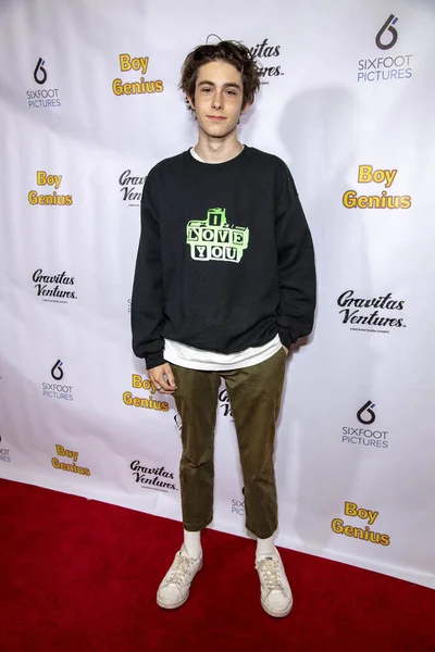 Diego Velazquez Adopds Boy Genius World Premiere Arena Cinelounge Hollywood — 스톡 사진