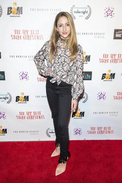 Ava Kolker Attends App Stole Christmas Charity Event Tcl Theater — Stock Photo, Image