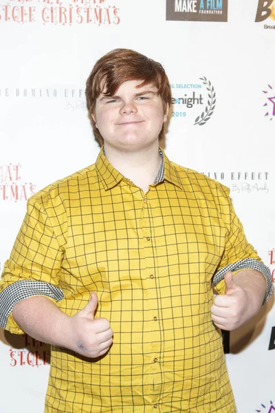 Grayson Kilpatrick Bezoekt App Stole Christmas Charity Event Tcl Theater — Stockfoto