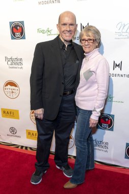 Robert Catrini, 22 Şubat 2019 'da Beverly Hills' teki Waldorf Astoria Hotel 'de Rafi' nin Seçme Hediye Suiti ve Konseri 'ne katıldı.