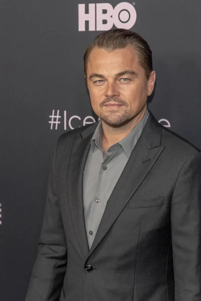 Leonardo Dicaprio Participa Documentário Hbo Ice Fire Los Angeles Premiiere — Fotografia de Stock