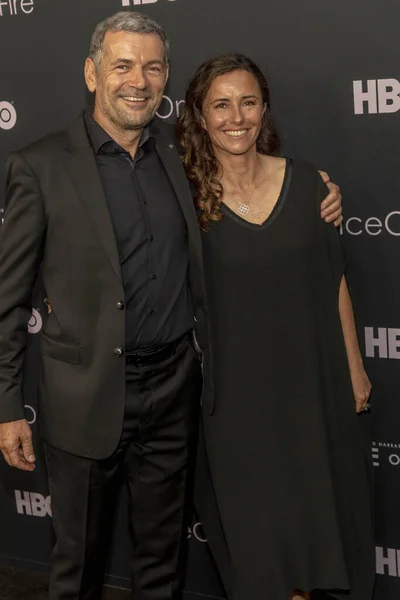 Martin Hermann Leila Conners Asisten Documental Hbo Ice Fire Los — Foto de Stock