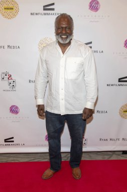 13 Temmuz 2019 'da Reald, Beverly Hills, CA' de Los Angeles Premiere 'e katılıyor.