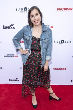 Sarah Kalagvano 29 Haziran 2019 'da Mısır Tiyatrosu' nda Etheria Film Gecesi 'ne katıldı.