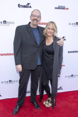 Kevin Tenney ve Cathy Podewell 29 Haziran 2019 'da Mısırlı Tiyatrosu' nda Etheria Film Gecesi 'ne katıldı.