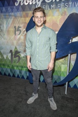 Jonathan Lipnicki, 8 Ağustos 2019 'da TCL Çin 6 Tiyatrosu, Beverly Hills, CA' da 15. Yıllık HollyShorts Film Festivali açılış gecesine katıldı.