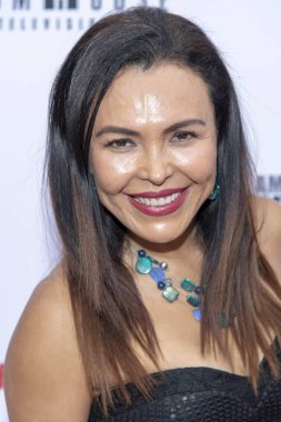 Sandra Santiago 29 Haziran 2019 'da Mısır Tiyatrosu' nda Etheria Film Gecesi 'ne katıldı.