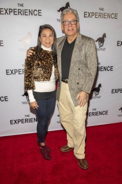 King ve Jim Fitzpatrick 11 Aralık 2019 'da TCL Theater, Hollywood, CA' da 