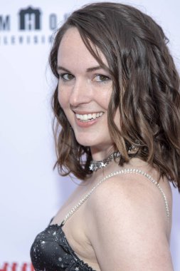 Sarah Nicklin 29 Haziran 2019 'da Mısır Tiyatrosu' nda Etheria Film Gecesi 'ne katıldı.