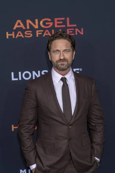 Gerard Butler Bezoekt Lionstage Angel Has Fallen Los Angeles Premiere — Stockfoto