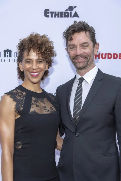 Marta Cunningman James Frain Asisten Etheria Film Night 2019 Egyptian — Foto de Stock