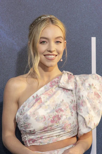 Sydney Sweeney Részt Vesz Hbo Euphoria Című Sorozatán Los Angeles — Stock Fotó