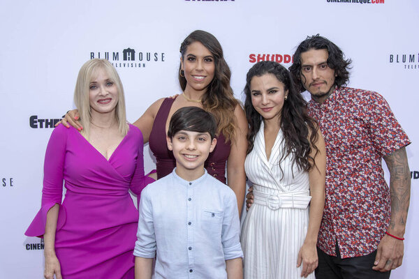 Barbara Crampton, Ian  Inigo, Gigi Saul Guerrero, Martha Higareda, Richard Cabral attend 2019 Etheria Film Night at The Egyptian Theatre, Hollywood, CA on June 29, 2019