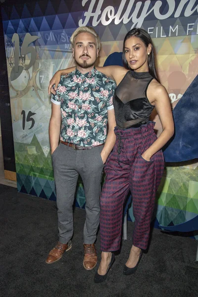 Russo Schelling Janina Gavankar Attend 15Th Annual Hollyshorts Film Festival — Stock Photo, Image