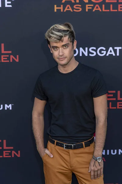 Sebastian Genta Assiste Première Lionstage Angel Has Fallen Los Angeles — Photo