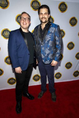 Aaron Kenny ve Robert Berliner 20 Kasım 2019 'da Avalon Hollywood, Hollywood, CA' da Hollywood Medya Ödülleri 'ne katıldı.