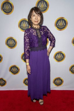 Yukiko Nishimura 20 Kasım 2019 'da Avalon Hollywood, Hollywood, CA' da Hollywood Medya Ödülleri 'ne katılıyor.