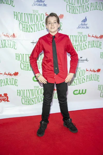 Braxton Bjerken Asiste 88Th Annual Hollywood Christmas Parade Featuring Marine — Foto de Stock