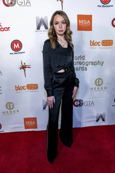 Taylor Hatala Attends 8Th Annual World Choreography Awards Saban Theater — Stock Photo, Image