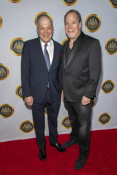 Charles Fox Danny Gold Asisten Hollywood Music Media Awards Avalon — Foto de Stock