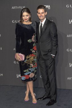 Miranda Kerr, Evan Spiegel LACMA Sanat + Film Galası 'na katılıyor. 3 Kasım 2018' de Los Angeles, Kaliforniya 'da Catherine Opie + Guillermo Del Toro onuruna.