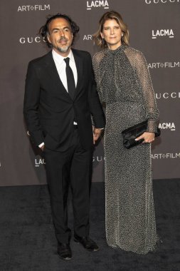 Maria Eladia Hagerman, Alejandro Gonzalez Inarritu, 3 Kasım 2018 'de Los Angeles, Kaliforniya' da Catherine Opie + Guillermo Del Toro onuruna düzenlenen 2018 LACMA Sanat + Film Galasına katıldı.