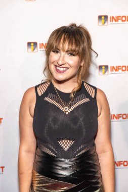 Camille Falciola 12 Temmuz 2018 'de OHM Gece Kulübü, Hollywood, Kaliforniya' da düzenlenen 2018 Comic-Con Bash 'e katıldı.